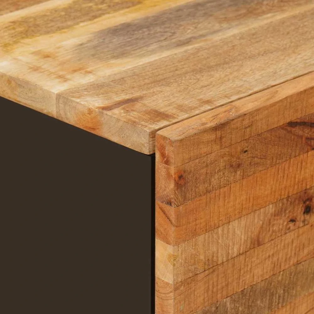 Sandėliavimo komodas 60 x 33 x 75 cm Kietas mango medis Ruda