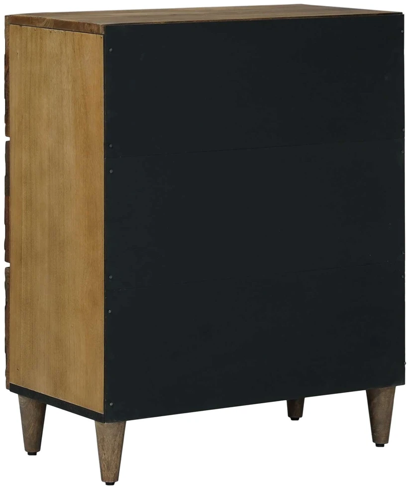 Sandėliavimo komodas Ruda 60 x 33,5 x 75 cm Kietas mango medis