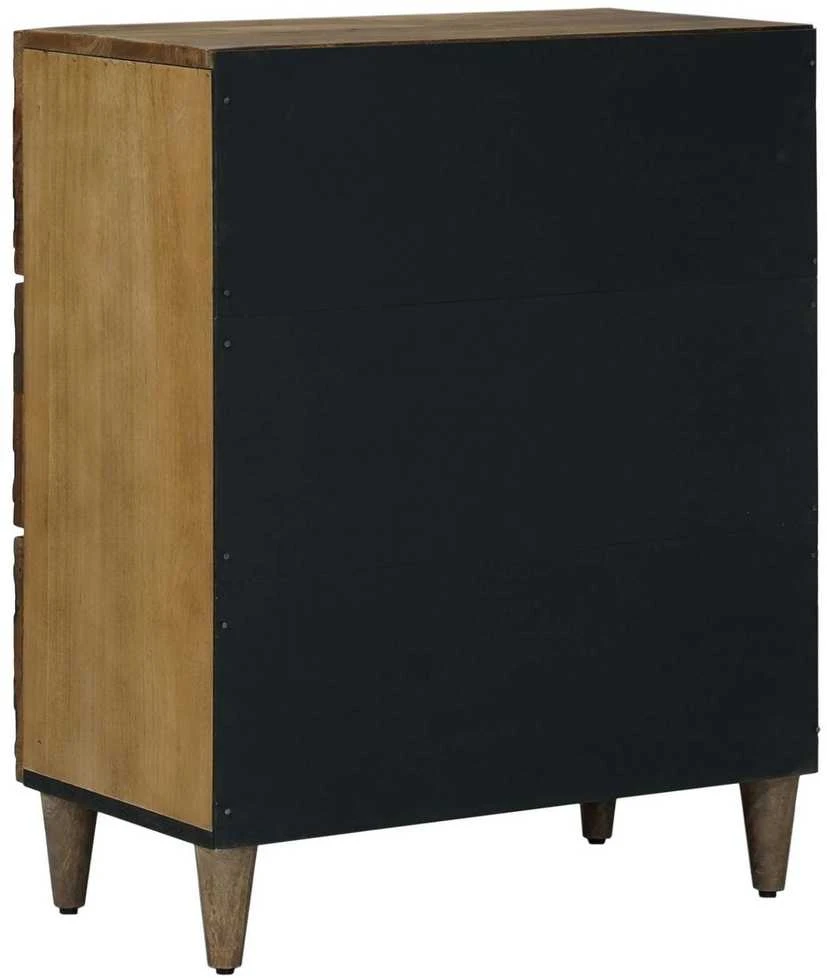 Sandėliavimo komodas Ruda 60 x 33,5 x 75 cm Kietas mango medis