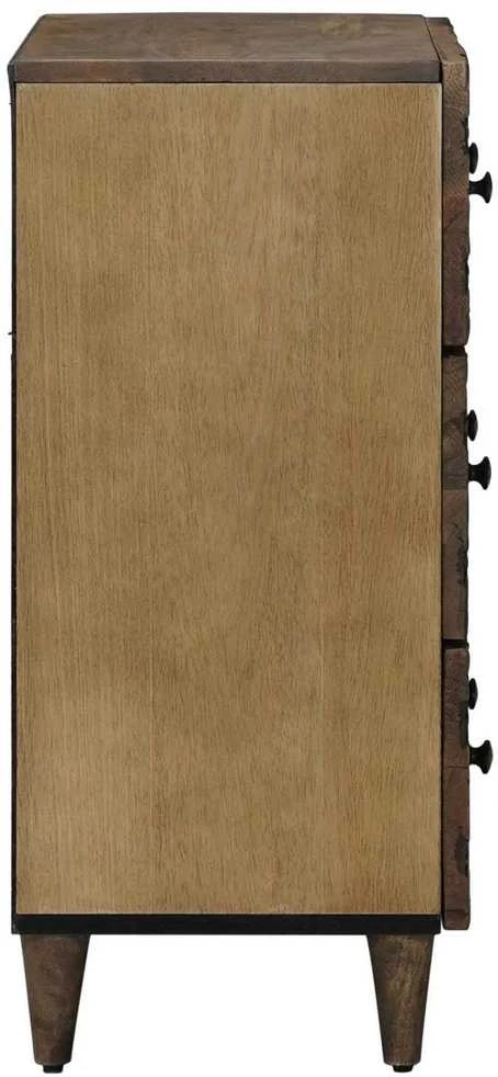 Sandėliavimo komodas Ruda 60 x 33,5 x 75 cm Kietas mango medis