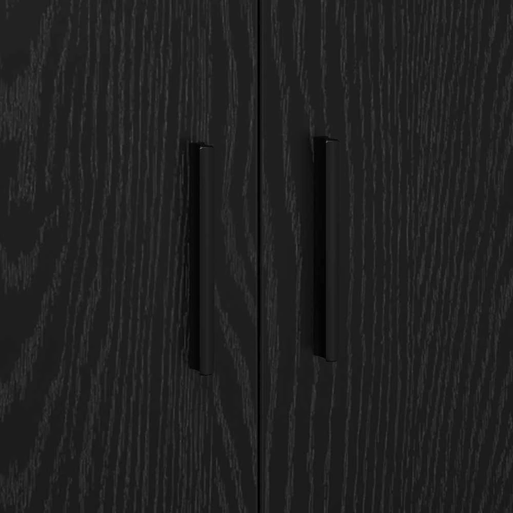 Oppbevaringsskap 2 vnt. Juodas ąžuolas 127 x 41 x 40 cm