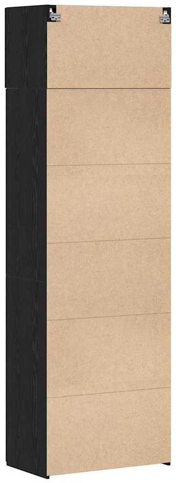Oppbevaringsskap 3 vnt. Juodas ąžuolas 70 x 42,5 x 225 cm