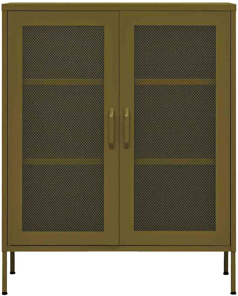 Sandėliavimo spintelė, alyvuogių žalia, 80x35x101,5cm, plienas