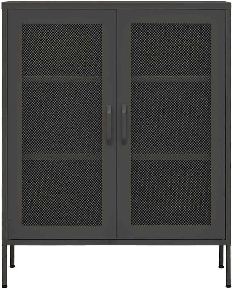 Sandėliavimo spintelė, antracito, 80x35x101,5cm, plienas