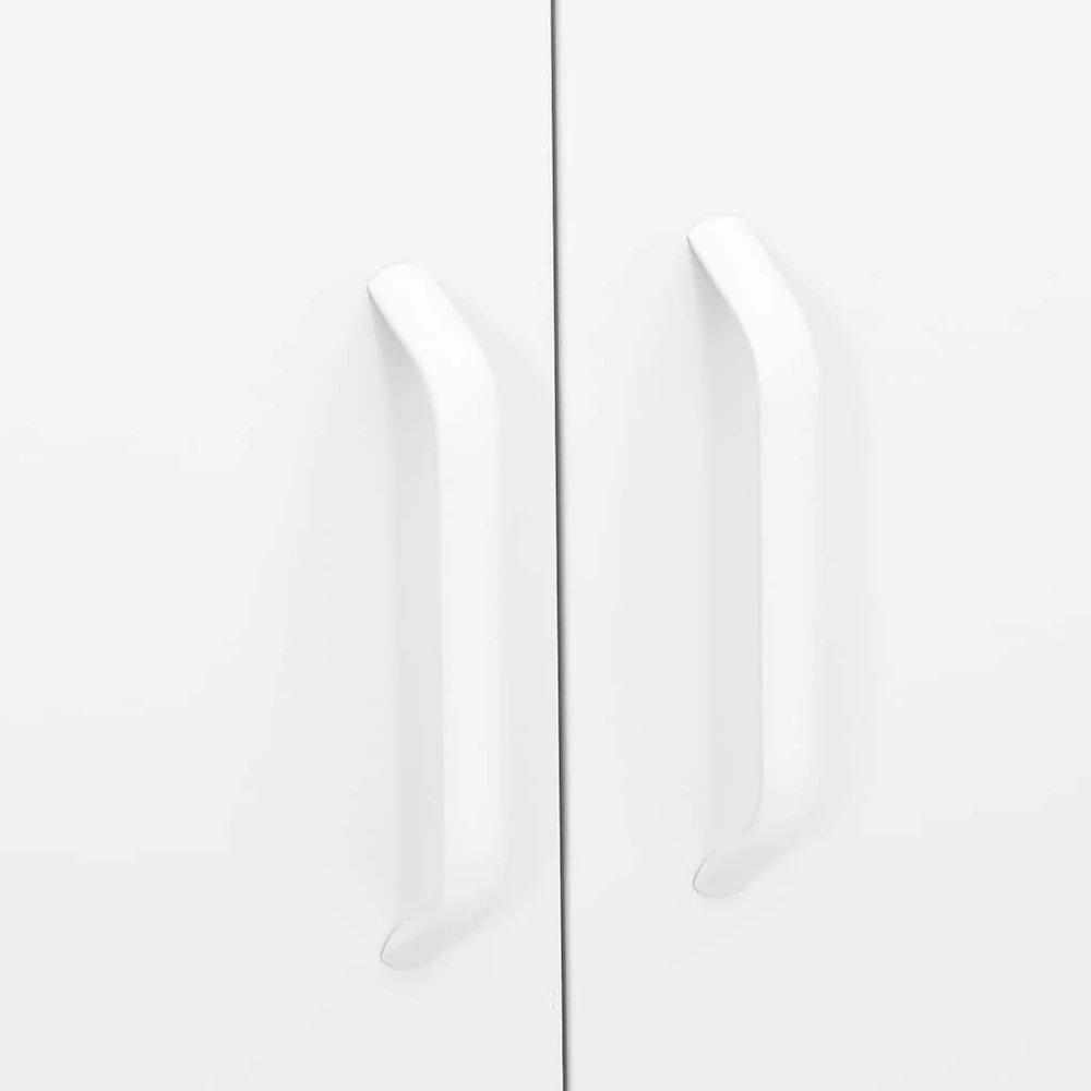 Sandėliavimo spintelė, baltos spalvos, 80x35x101,5cm, plienas
