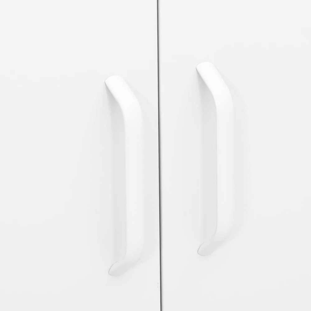 Sandėliavimo spintelė, baltos spalvos, 80x35x101,5cm, plienas