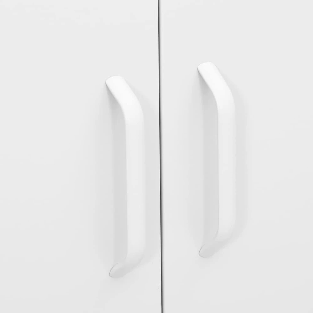 Sandėliavimo spintelė, baltos spalvos, 80x35x101,5cm, plienas
