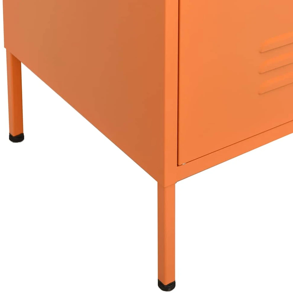 Sandėliavimo spintelė, oranžinė, 80x35x101,5cm, plienas