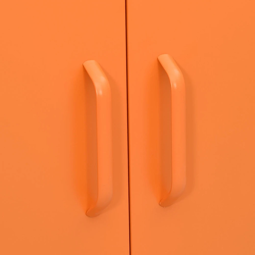 Sandėliavimo spintelė, oranžinė, 80x35x101,5cm, plienas