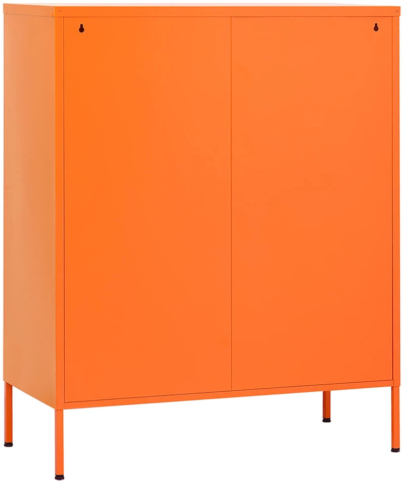 Sandėliavimo spintelė, oranžinė, 80x35x101,5cm, plienas