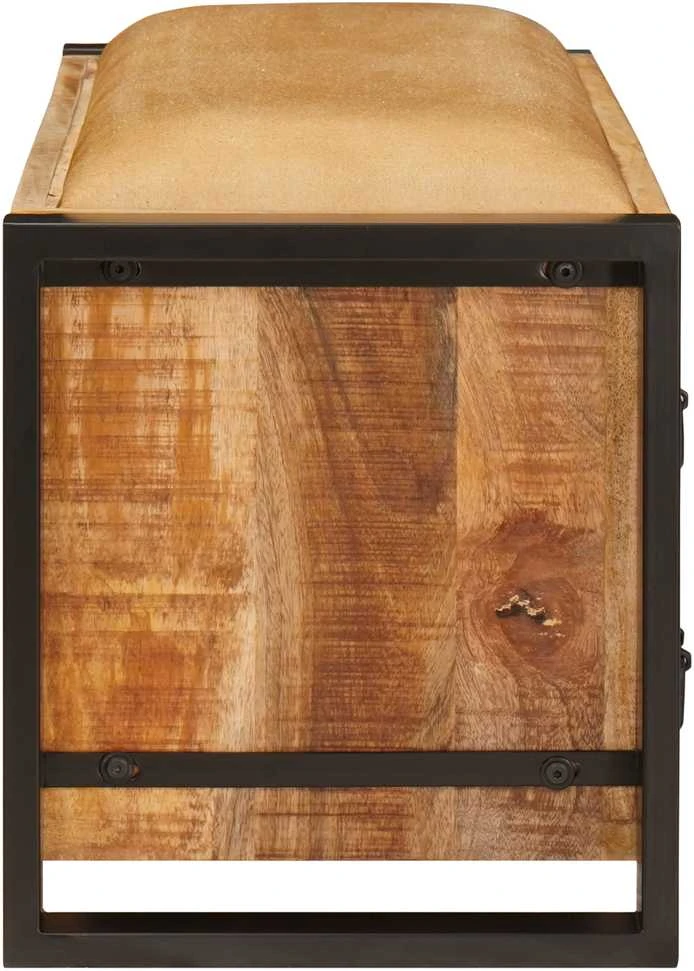 Laikymo suolas Ruda 80 x 35 x 40 cm Mango medienos masyvas