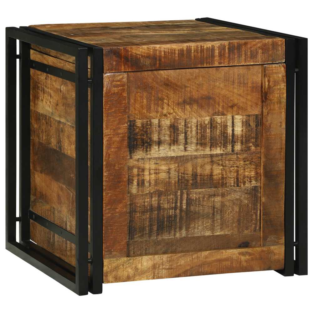 Saugojimo dėžė Ruda ir juoda 50 x 50 x 50 cm
