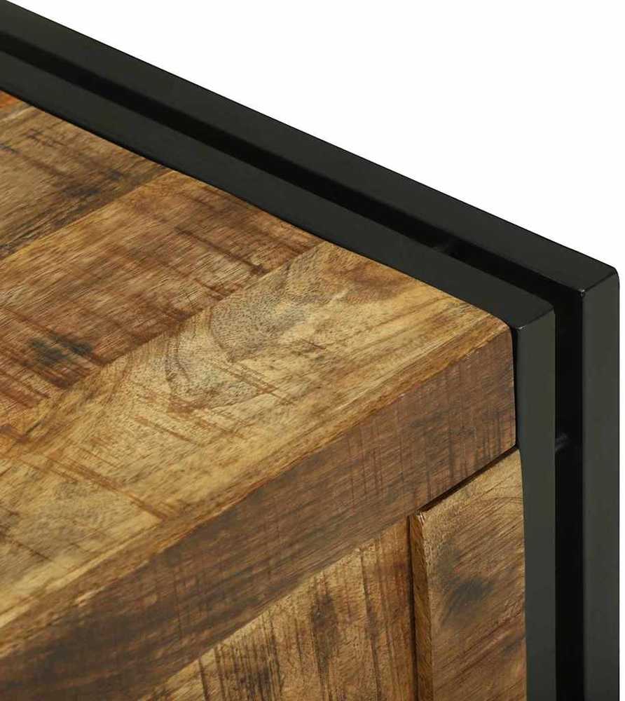 Saugojimo dėžė Ruda ir juoda 50 x 50 x 50 cm