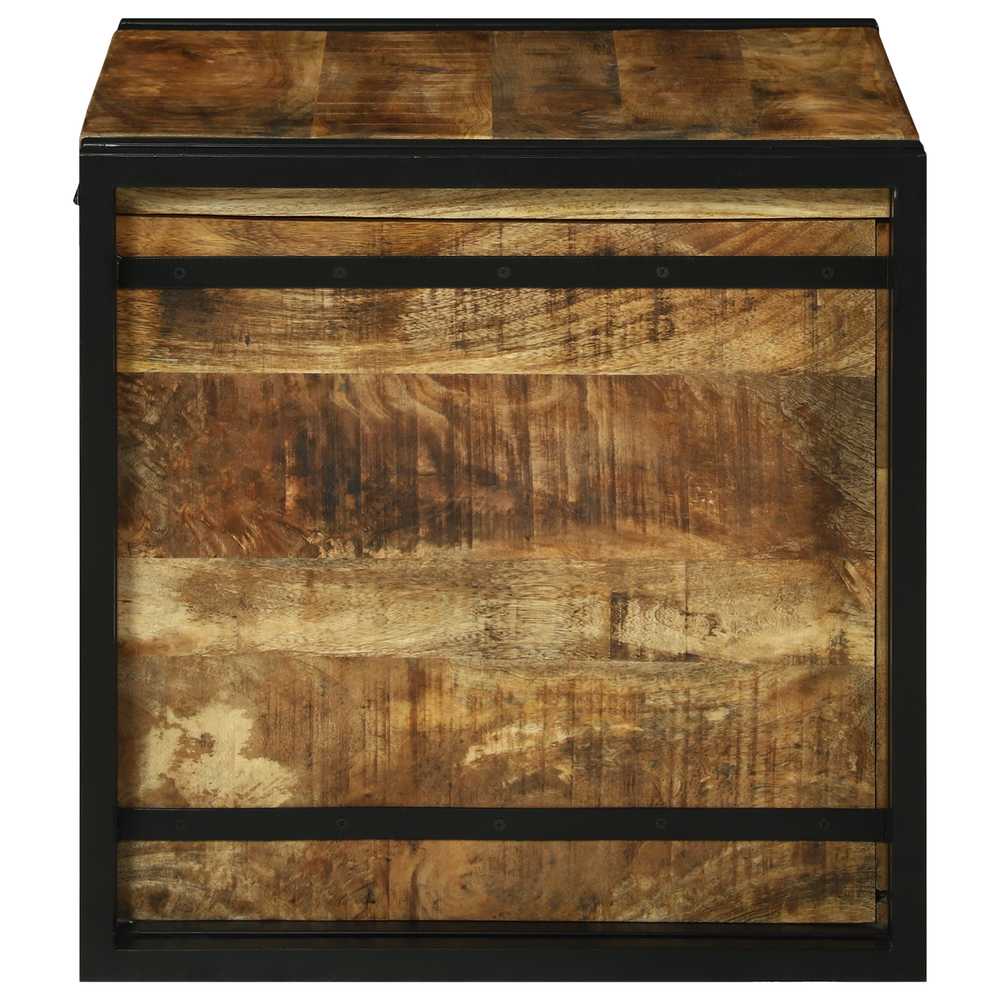 Saugojimo dėžė Ruda ir juoda 50 x 50 x 50 cm