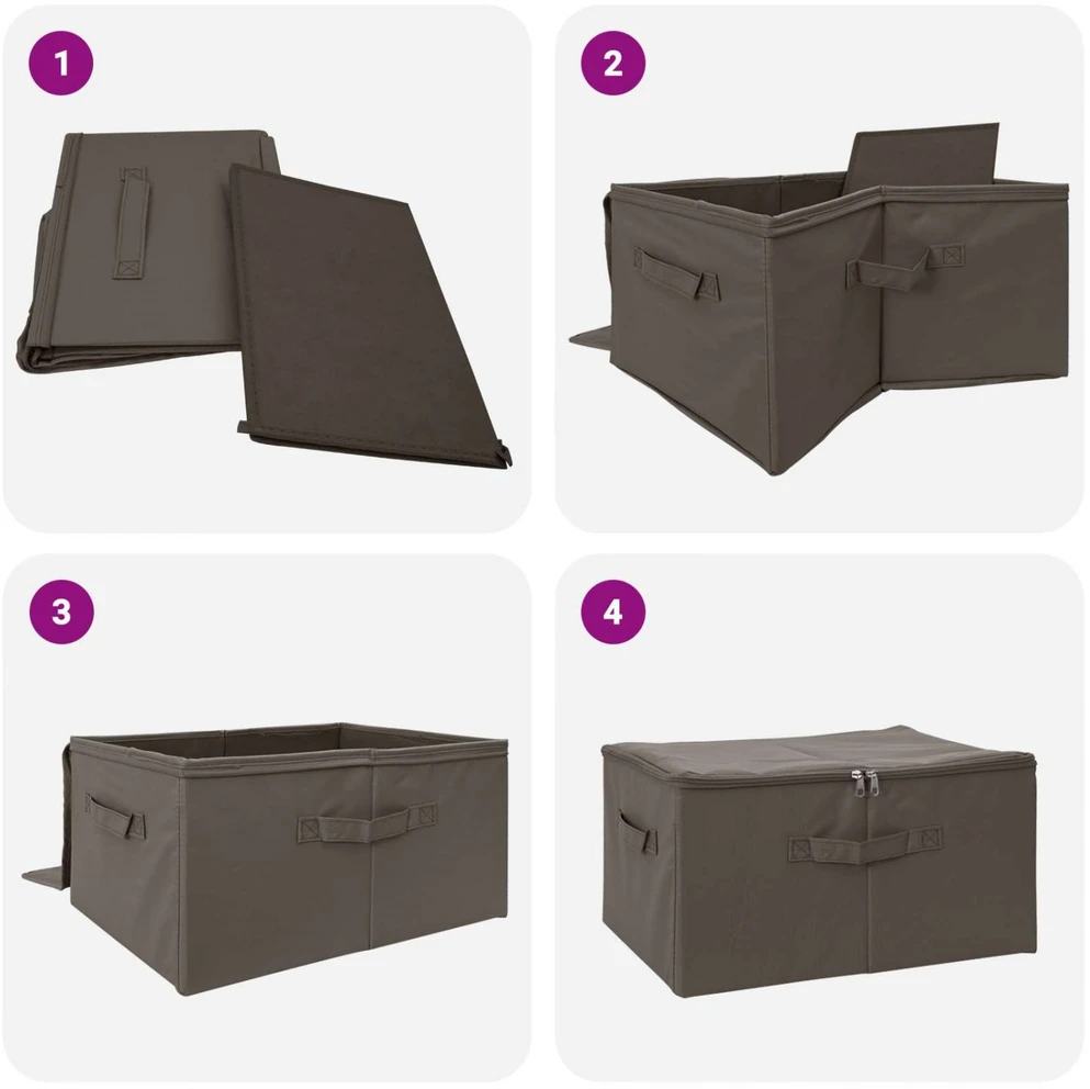 Saugojimo dėžė 6 vnt. Neaustinis audinys 60 x 43 x 35 cm 90,3 L
