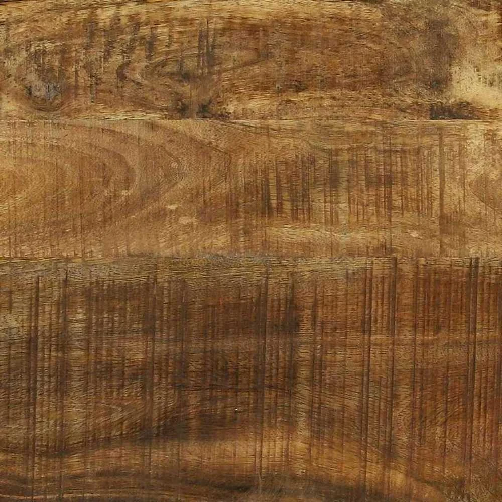 Saugojimo dėžė Ruda ir juoda 60 x 40 x 41 cm Kietas mango medis