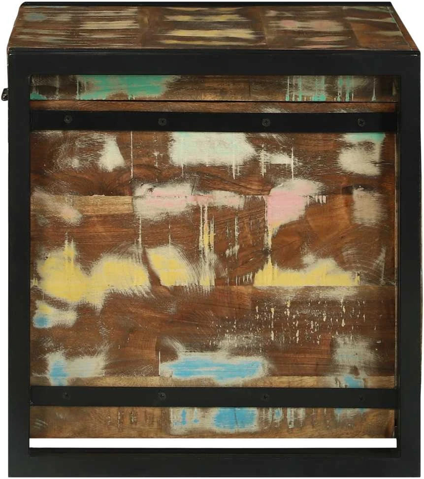 Saugojimo dėžė Ruda ir juoda 60 x 40 x 41 cm apdirbta mediena