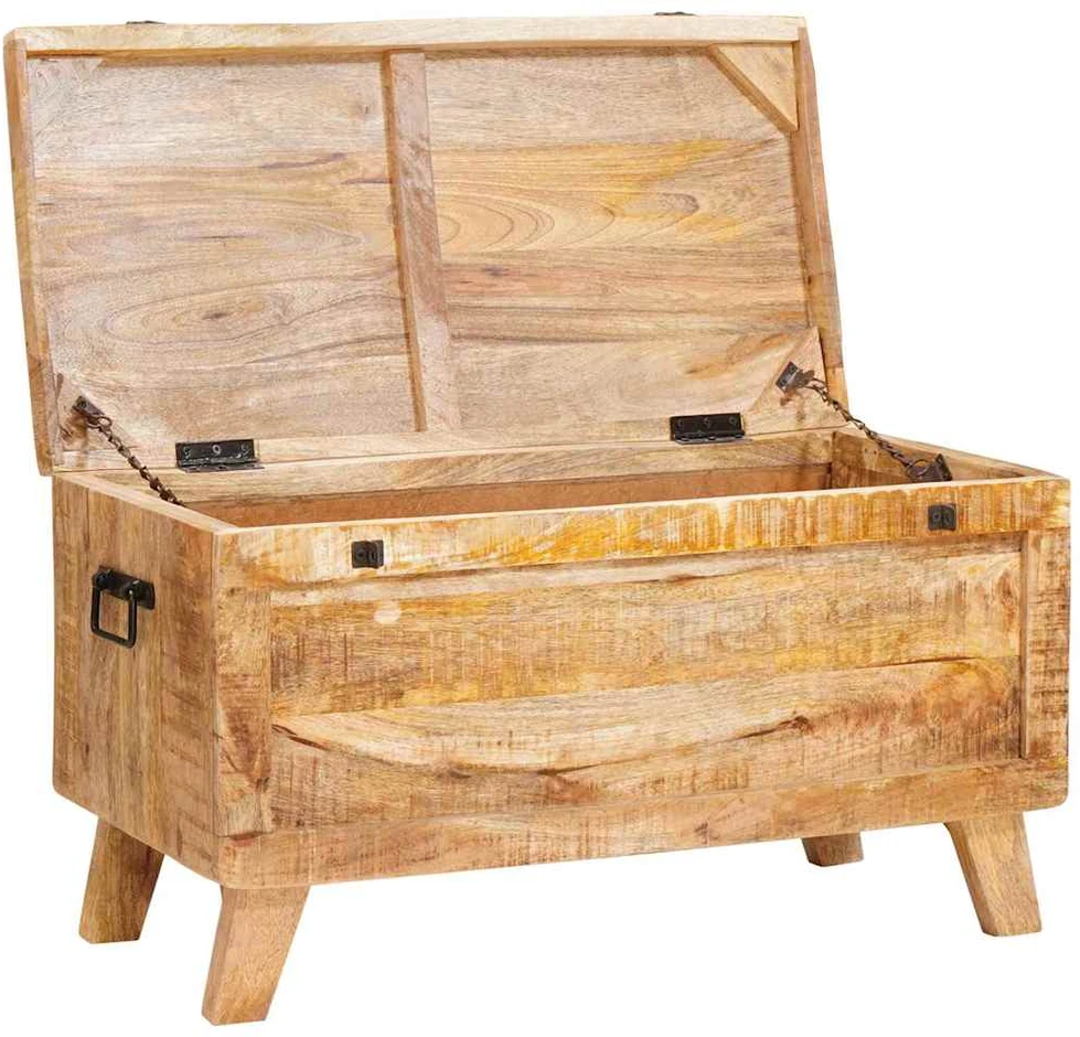 Saugojimo dėžė 70 x 35 x 40 cm mango medienos masyvas