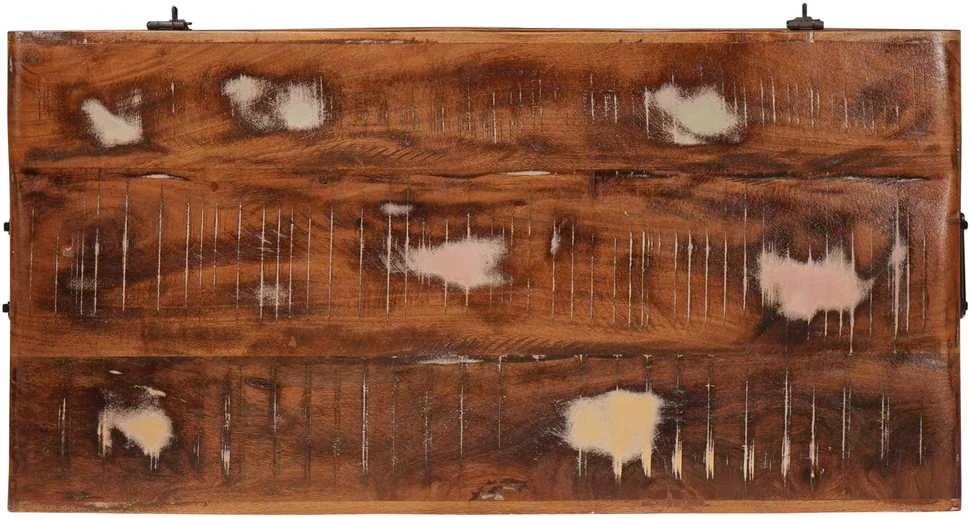 Saugojimo dėžė 70 x 35 x 40 cm perdirbtos medienos masyvas