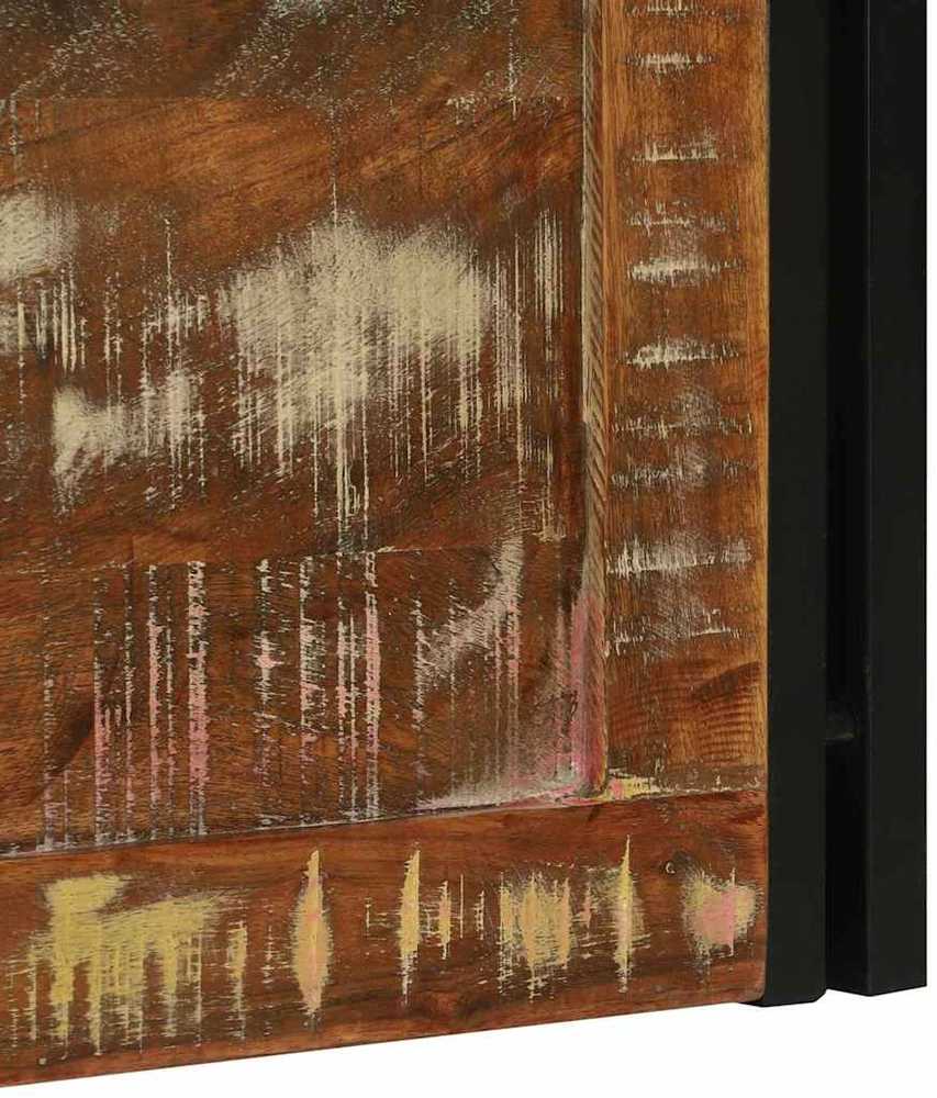 Saugojimo dėžė Ruda ir juoda 80 x 50 x 50 cm apdirbta mediena