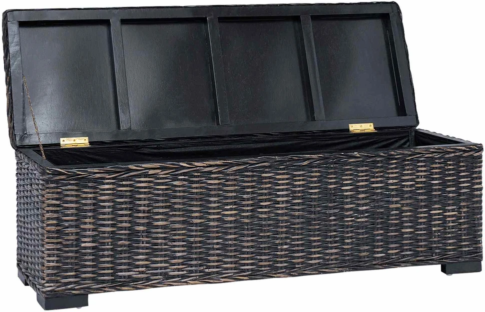 Saugojimo dėžė Juoda 110 x 35 x 45 cm