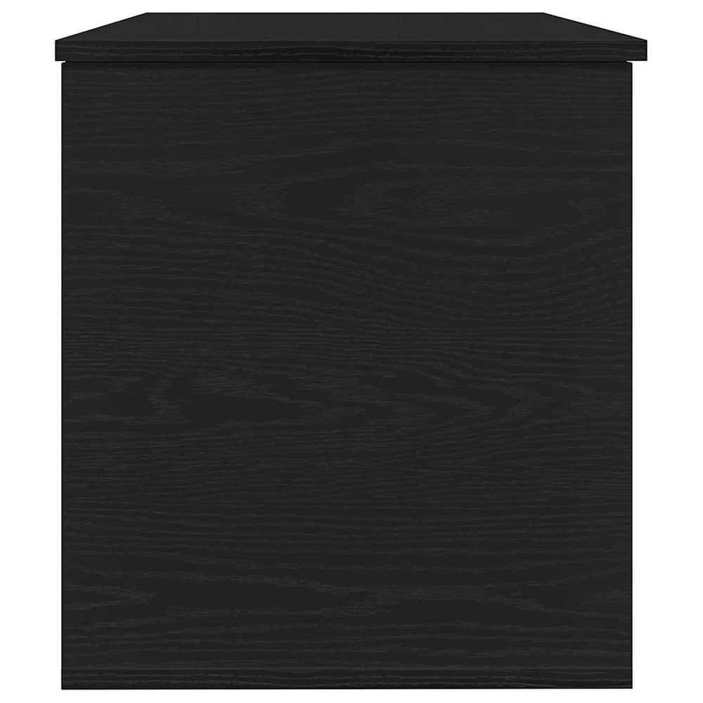Saugojimo dėžė juoda ąžuolo 100 x 42 x 46 cm Apdirbta mediena
