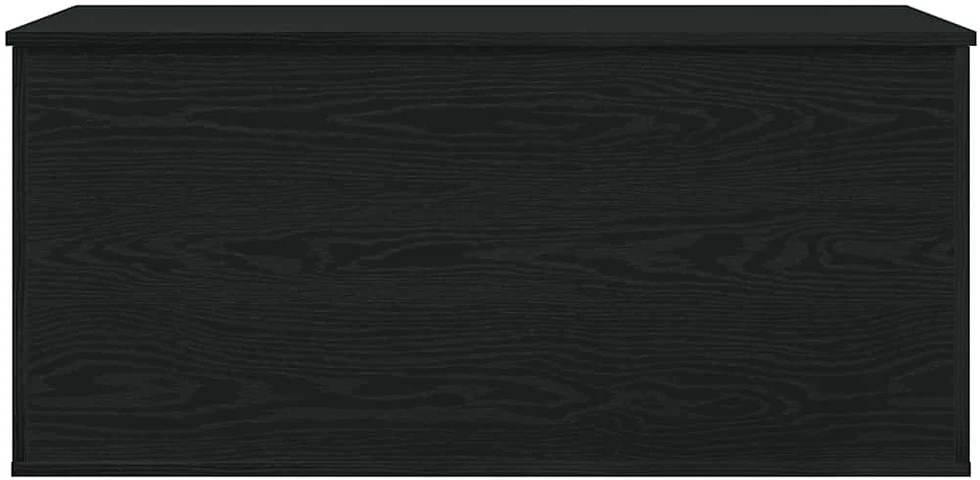 Saugojimo dėžė juoda ąžuolo 100 x 42 x 46 cm Apdirbta mediena