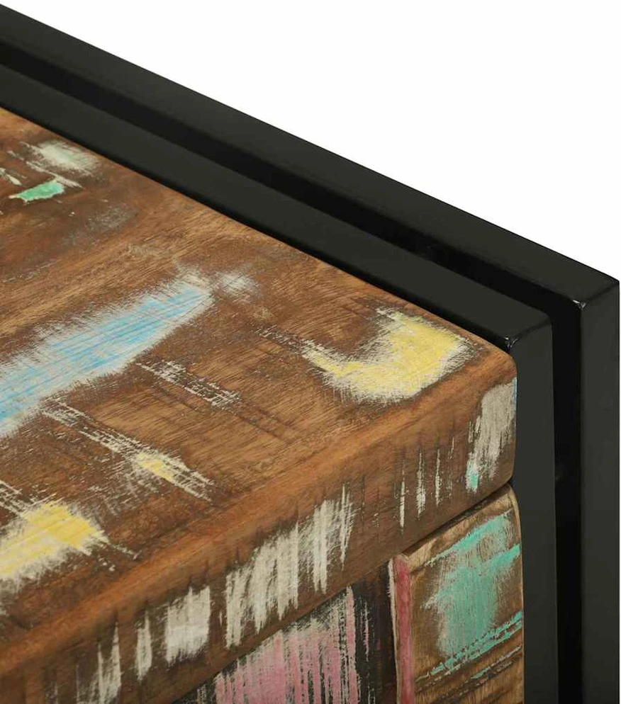 Saugojimo dėžė Ruda ir juoda 50 x 50 x 50 cm