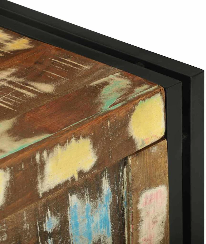 Saugojimo dėžė Ruda ir juoda 60 x 40 x 41 cm apdirbta mediena