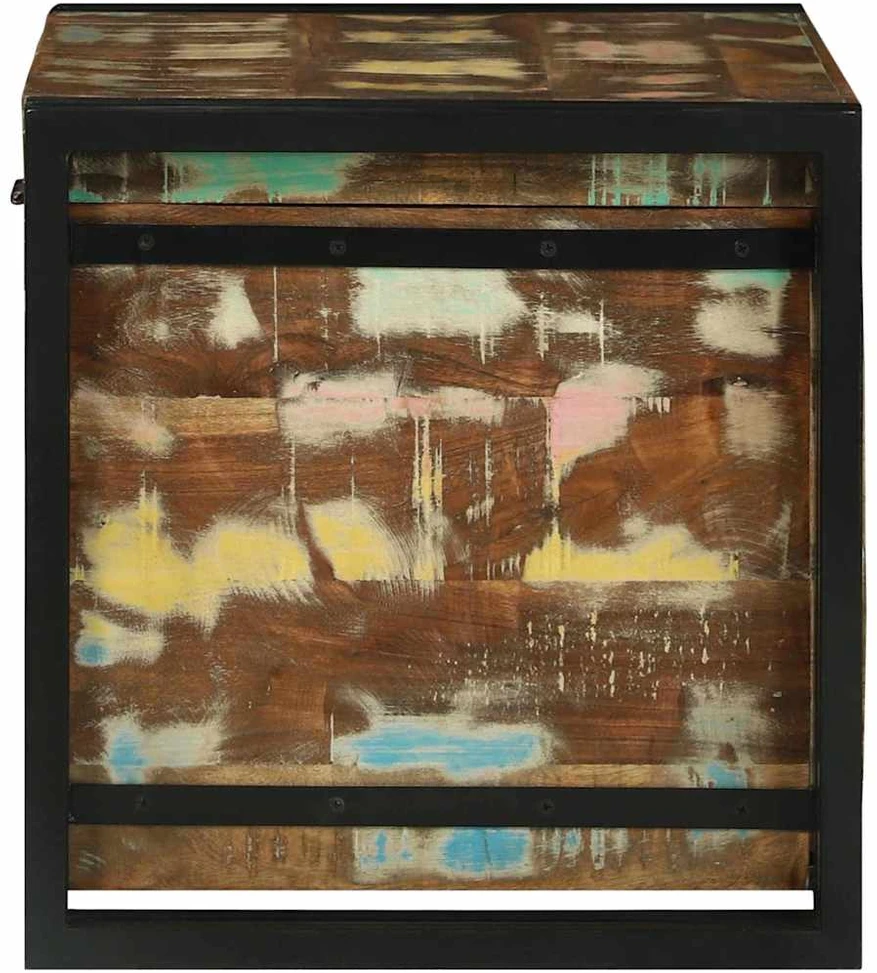 Saugojimo dėžė Ruda ir juoda 60 x 40 x 41 cm apdirbta mediena