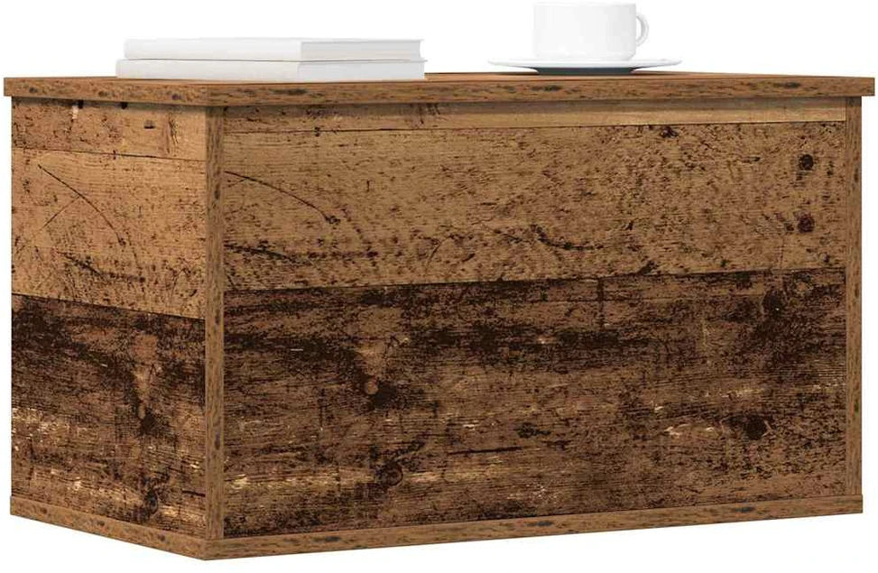Saugojimo dėžė Senovinis medis 60 x 35 x 35 cm Apdirbta mediena