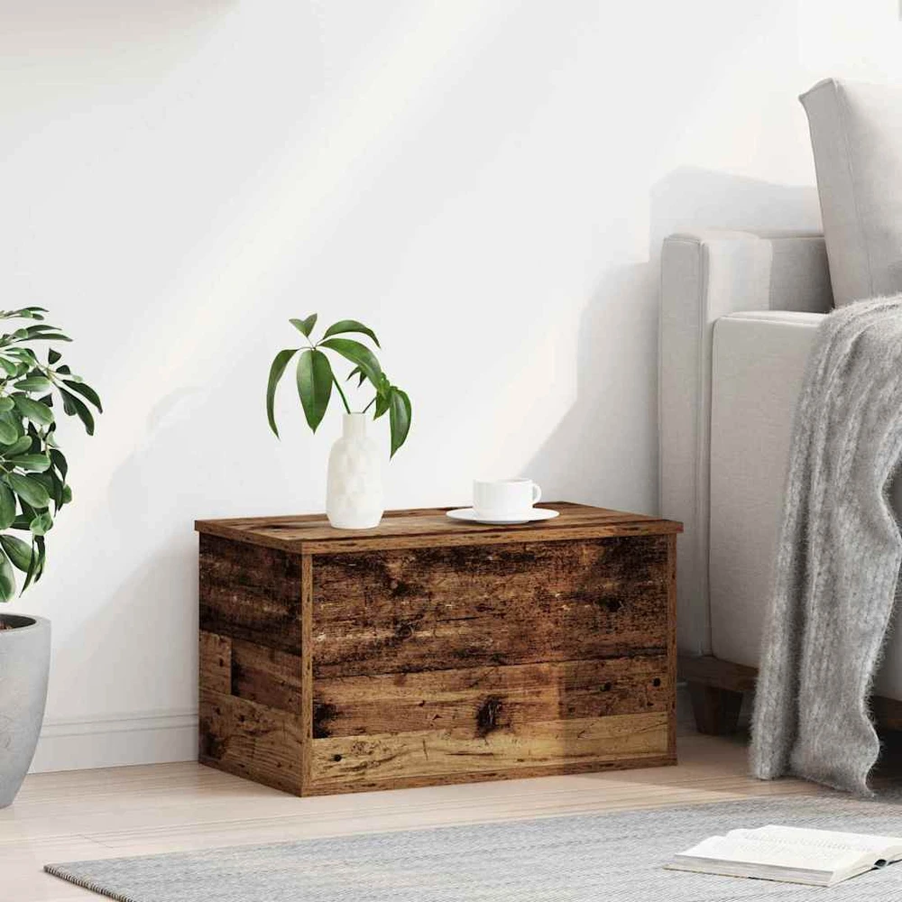 Saugojimo dėžė Senovinis medis 60 x 35 x 35 cm Apdirbta mediena