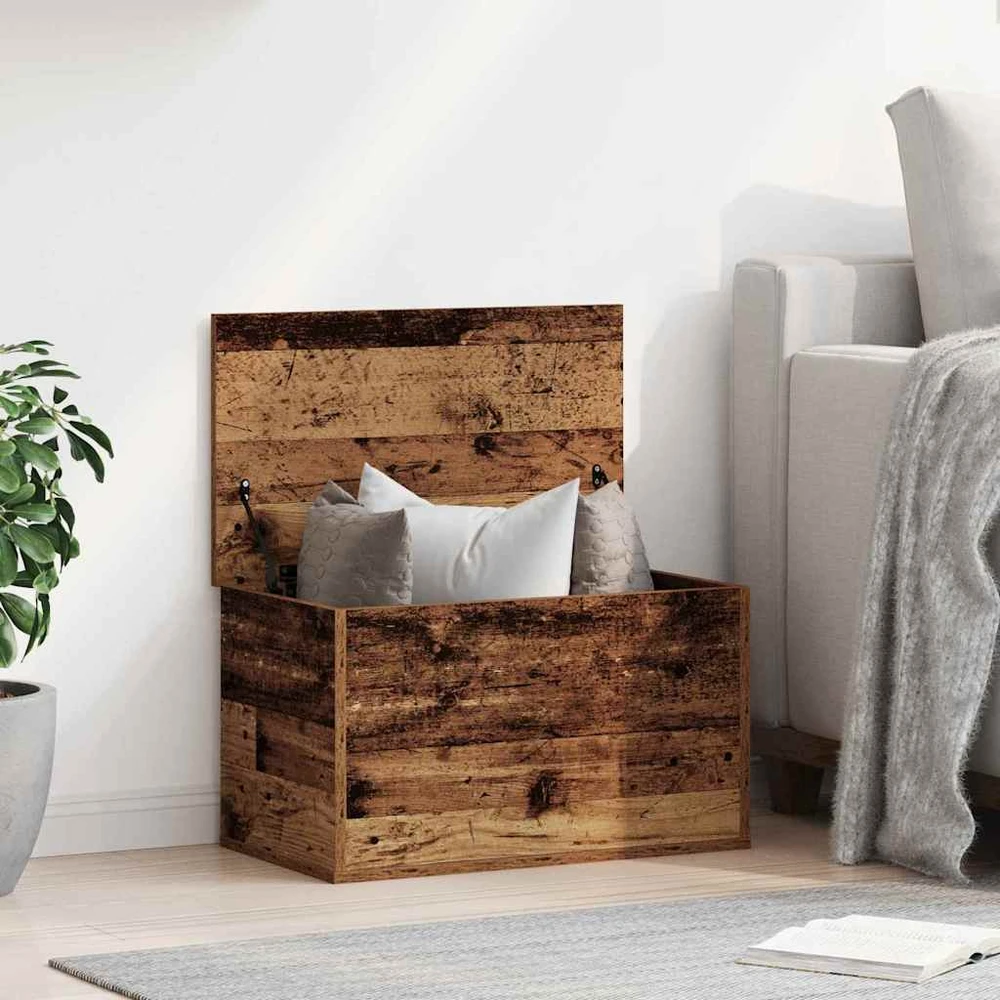 Saugojimo dėžė Senovinis medis 60 x 35 x 35 cm Apdirbta mediena