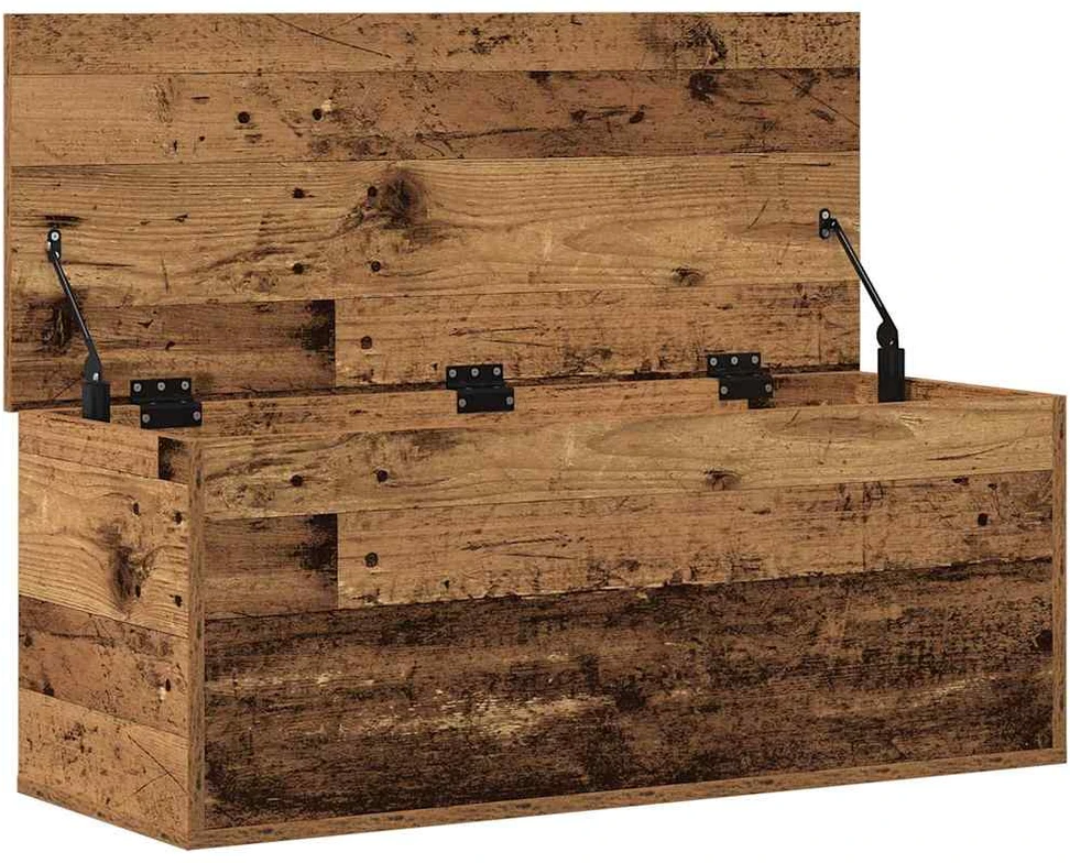 Saugojimo dėžė Senovinis medis 90 x 35 x 35 cm Apdirbta mediena