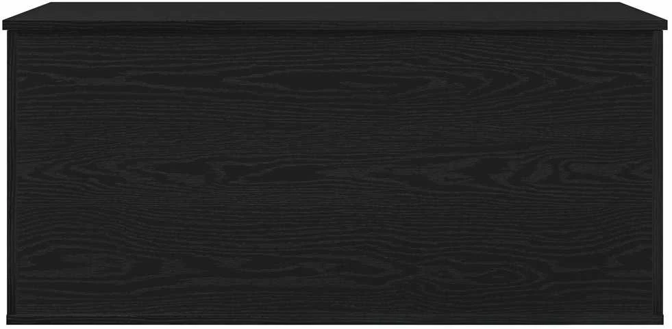 Saugojimo dėžė juoda ąžuolo 100 x 42 x 46 cm Apdirbta mediena