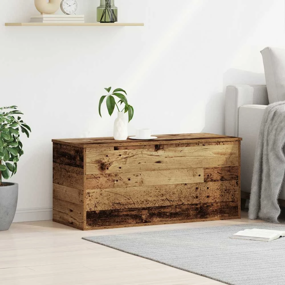 Saugojimo dėžė Sena mediena 100 x 42 x 46 cm Apdirbta mediena