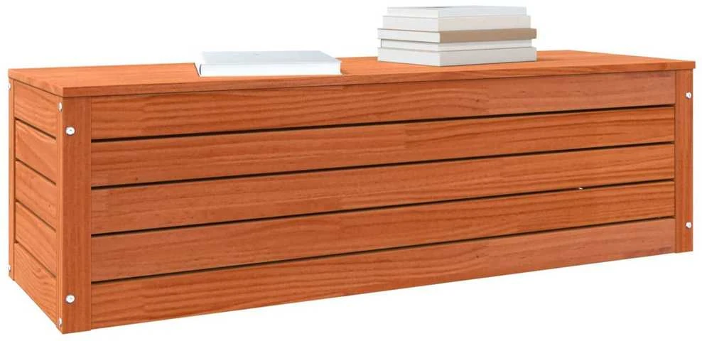 Saugojimo dėžė su saugykla Vaško ruda 109 x 36,5 x 33 cm