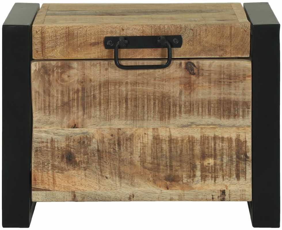 Saugojimo dėžės Ruda 40 x 30 x 30 cm Mango medienos masyvas