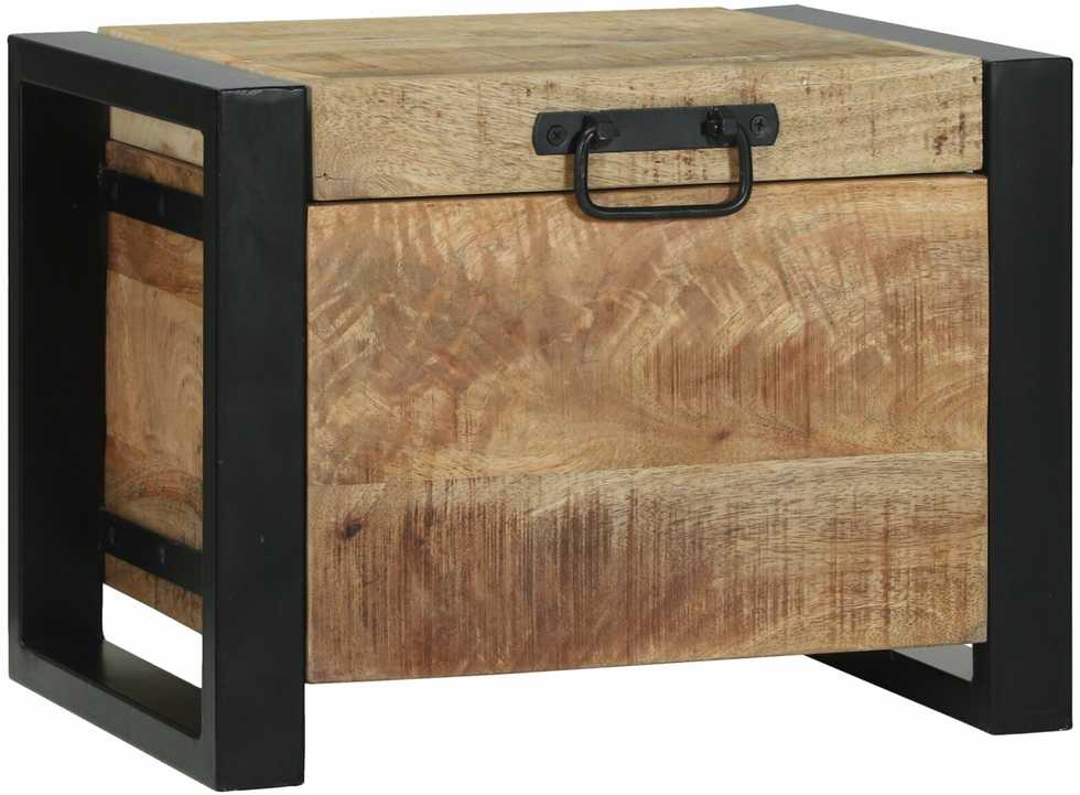 Saugojimo dėžės Ruda 40 x 30 x 30 cm Mango medienos masyvas