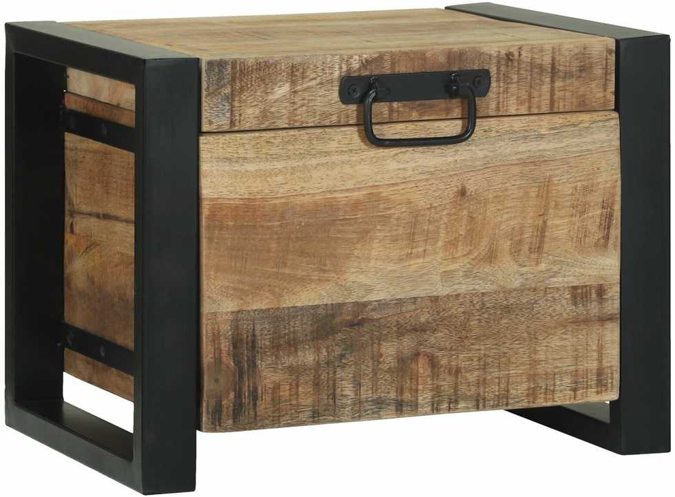 Saugojimo dėžės Ruda 40 x 30 x 30 cm Mango medienos masyvas