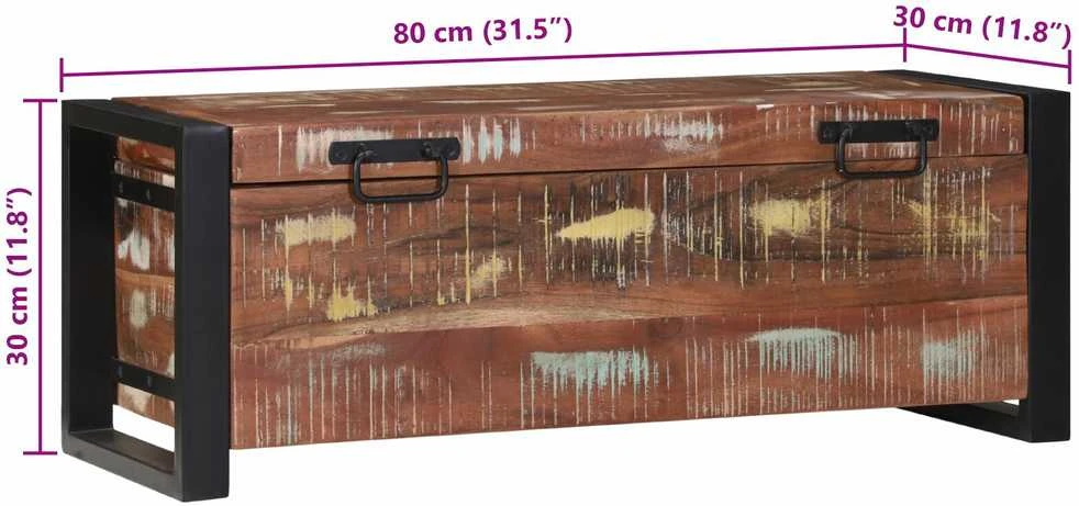Saugojimo dėžės Įvairiaspalvis 80 x 30 x 30 cm