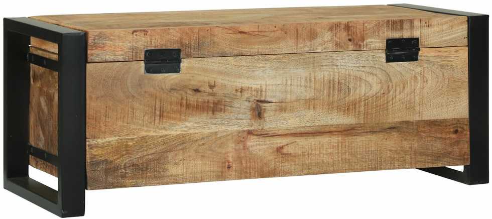 Saugojimo dėžės Ruda 80 x 30 x 30 cm Mango medienos masyvas