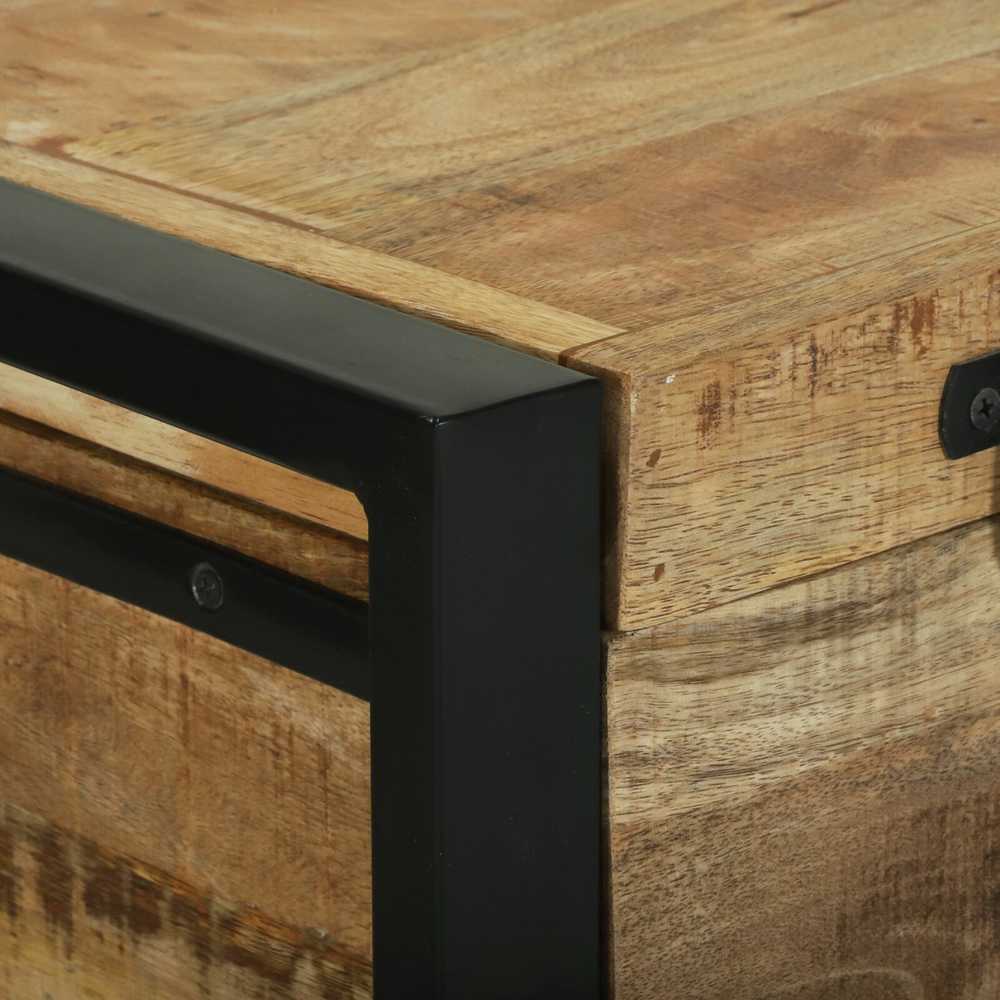 Saugojimo dėžės Ruda 80 x 30 x 30 cm Mango medienos masyvas