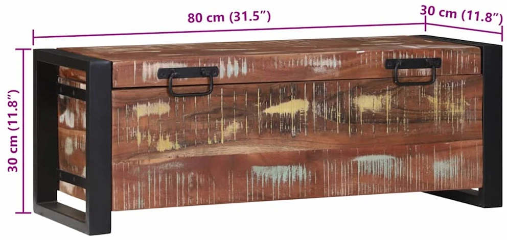 Saugojimo dėžės Įvairiaspalvis 80 x 30 x 30 cm
