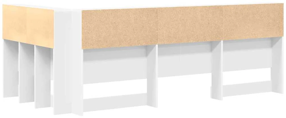 Saugojimo galvos atlošas Balta 90 cm Apdirbta mediena