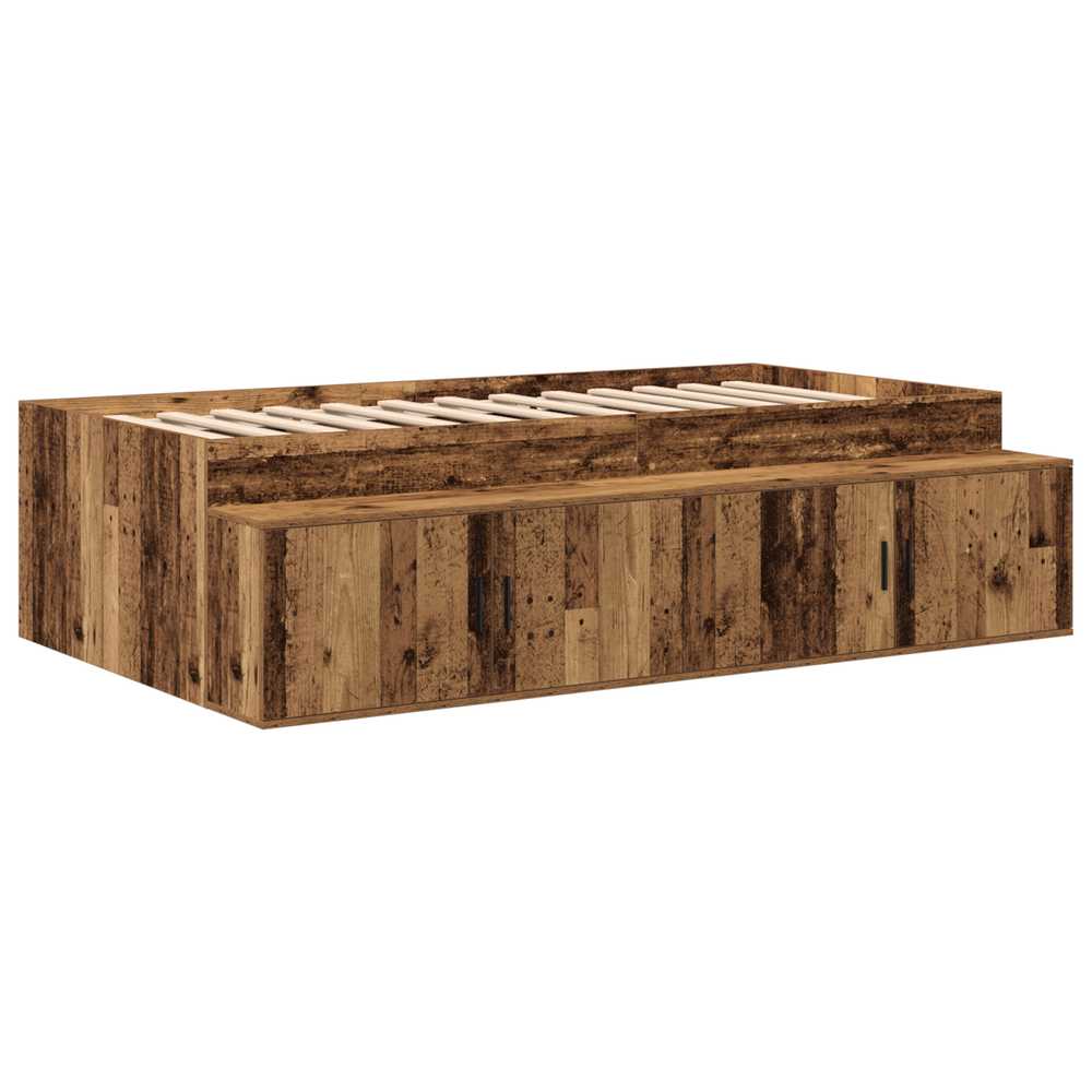 Lova su daiktų laikymo vieta Senovinis medis 80 cm