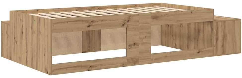 Lova su daiktų laikymo vieta Amatininkų ąžuolas 80 cm