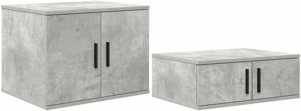 Oppbevaringsskap 2 vnt. Betono pilka 118 x 41 x 40 cm