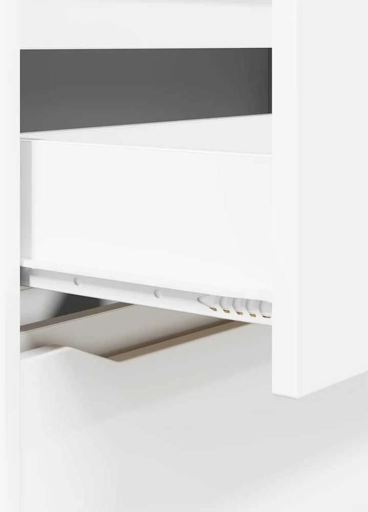 Saugojimo spintos 60 x 48 x 105 cm Apdirbta mediena Balta
