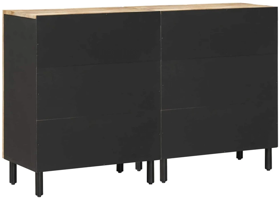 Saugojimo spintos 2 vnt. 120 x 33 x 75 cm Kietas mango medis